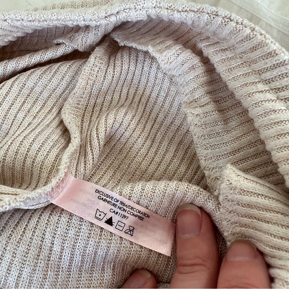 La Vie en Rose 3D Puppy Cream Ribbed Jumpsuit, S - Picture 8 of 9